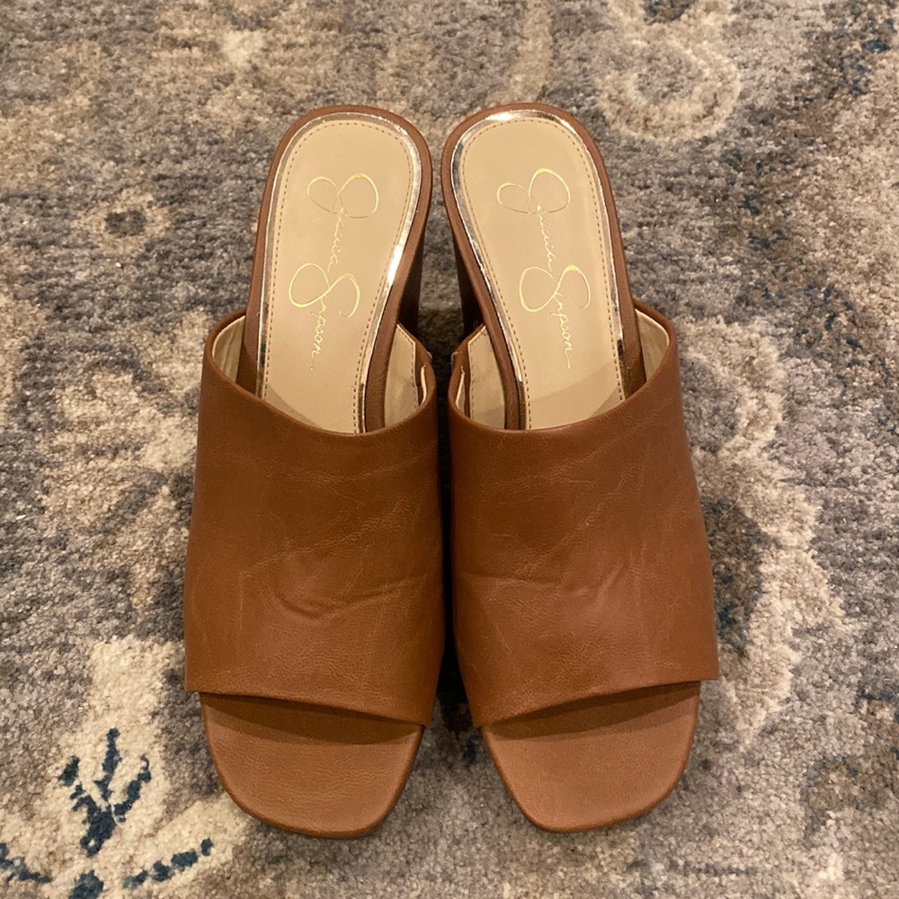Jessica Simpson - Mahogany Wedge - Size womens 8.5